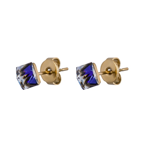Пусеты Fiore Luna, Crystal Blue, SWE0127/1 B G